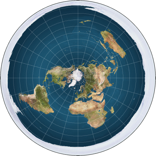 A Modern Flat Earth Map