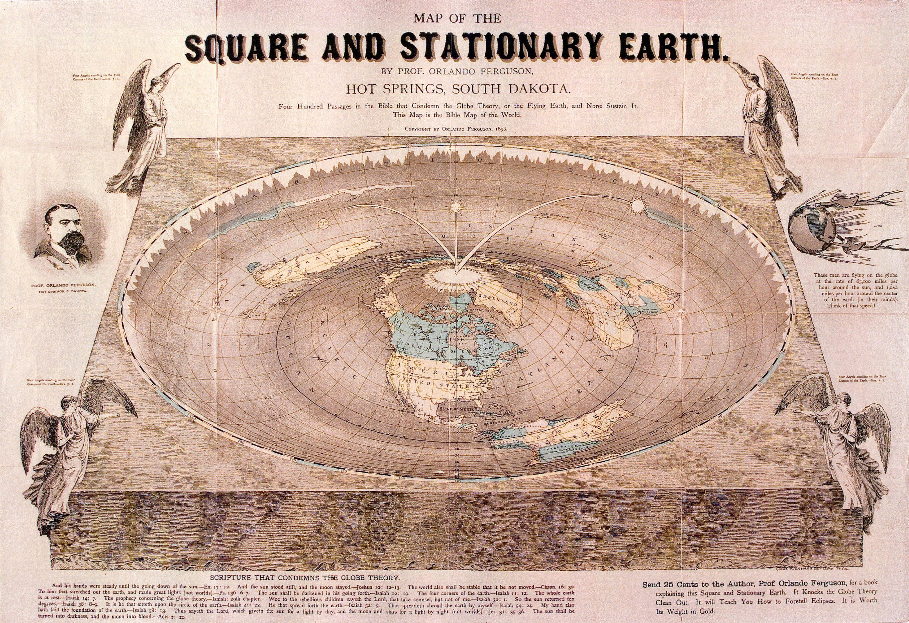 Orlando-Fergunson Flat Earth map