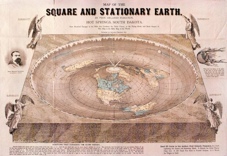 Orlando-Fergunson Map Orlando-Fergunson Flat Earth map